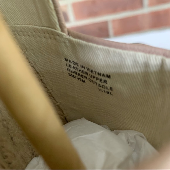 Michael Michael Kors Women’s kendrick  Leather Espadrille Slip On Flats US 9 M - Picture 9 of 9